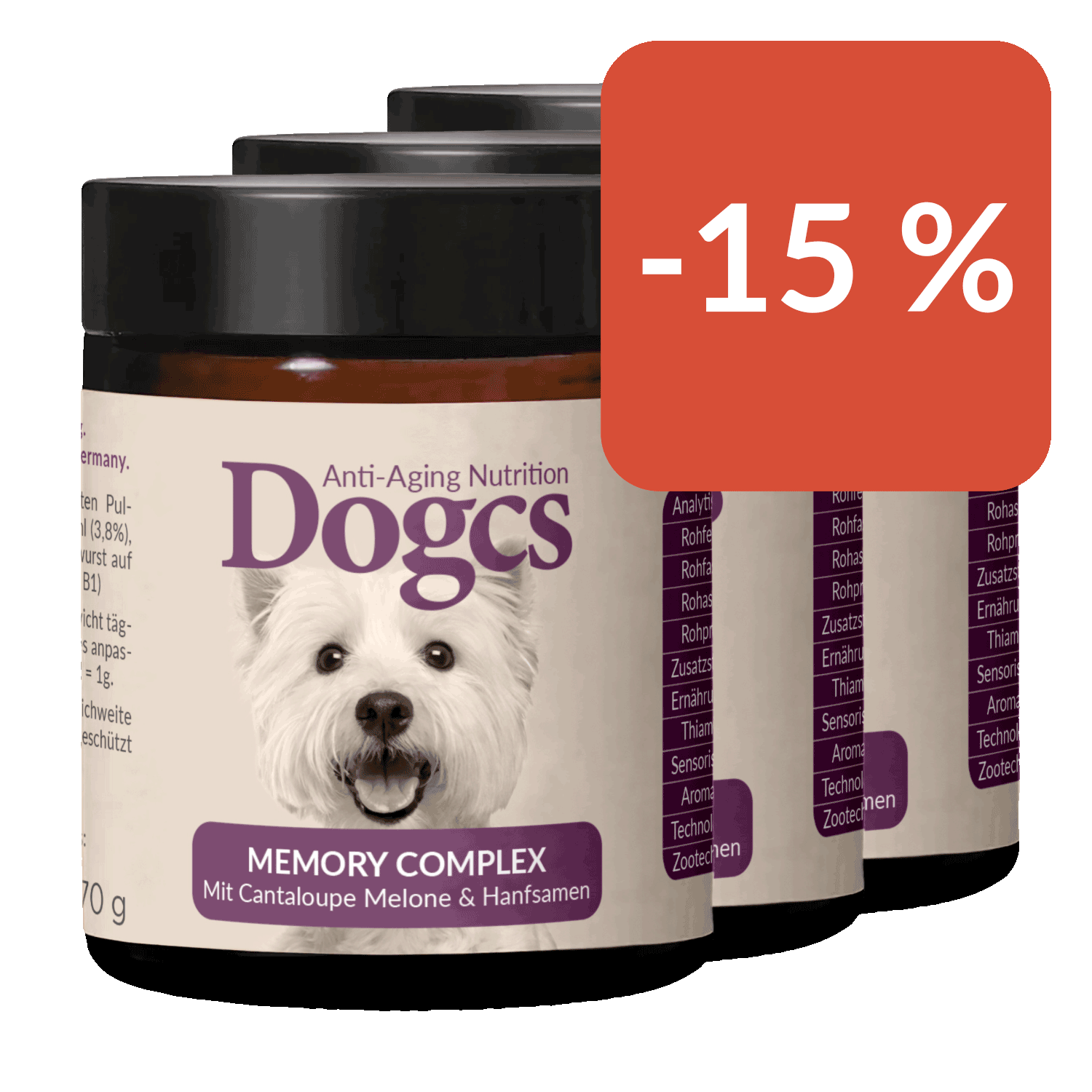 Memory Complex Dreierpack 3x 70g