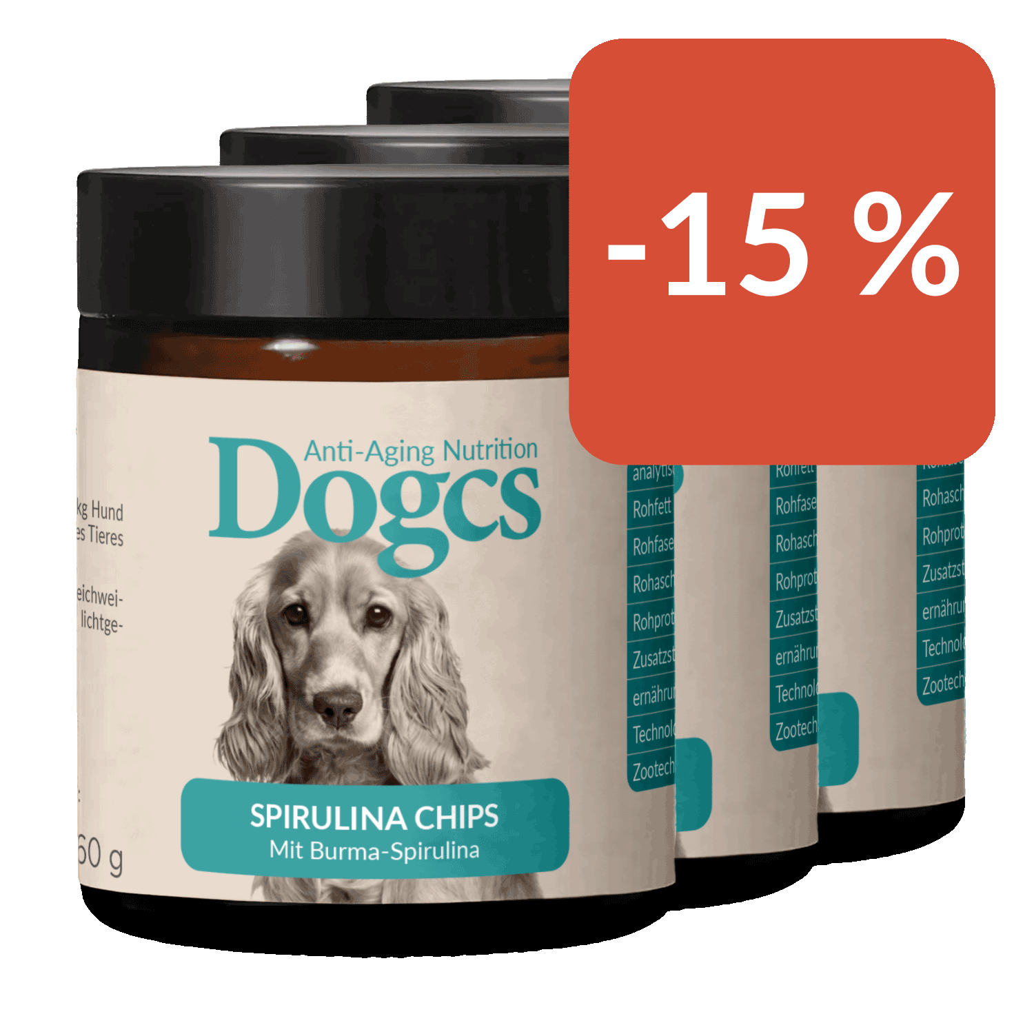 Spirulina Chips Dreierpack 3x 60g